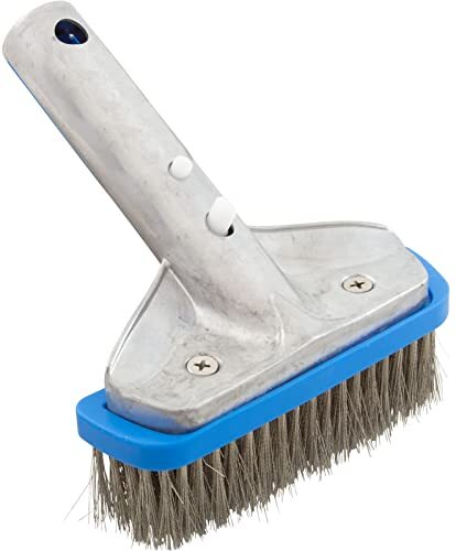 OREQ CORPORATION BR1005S Pool Brush 5&Prime; Algae Brush Stainless Steel Bristles