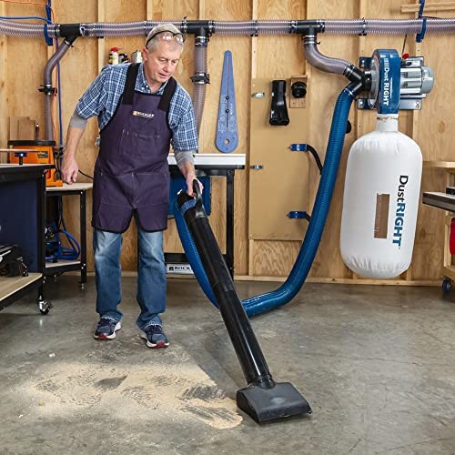 Dust Right 4 Quick Change Floor Sweep Dust Collector Accessories Kit Includes