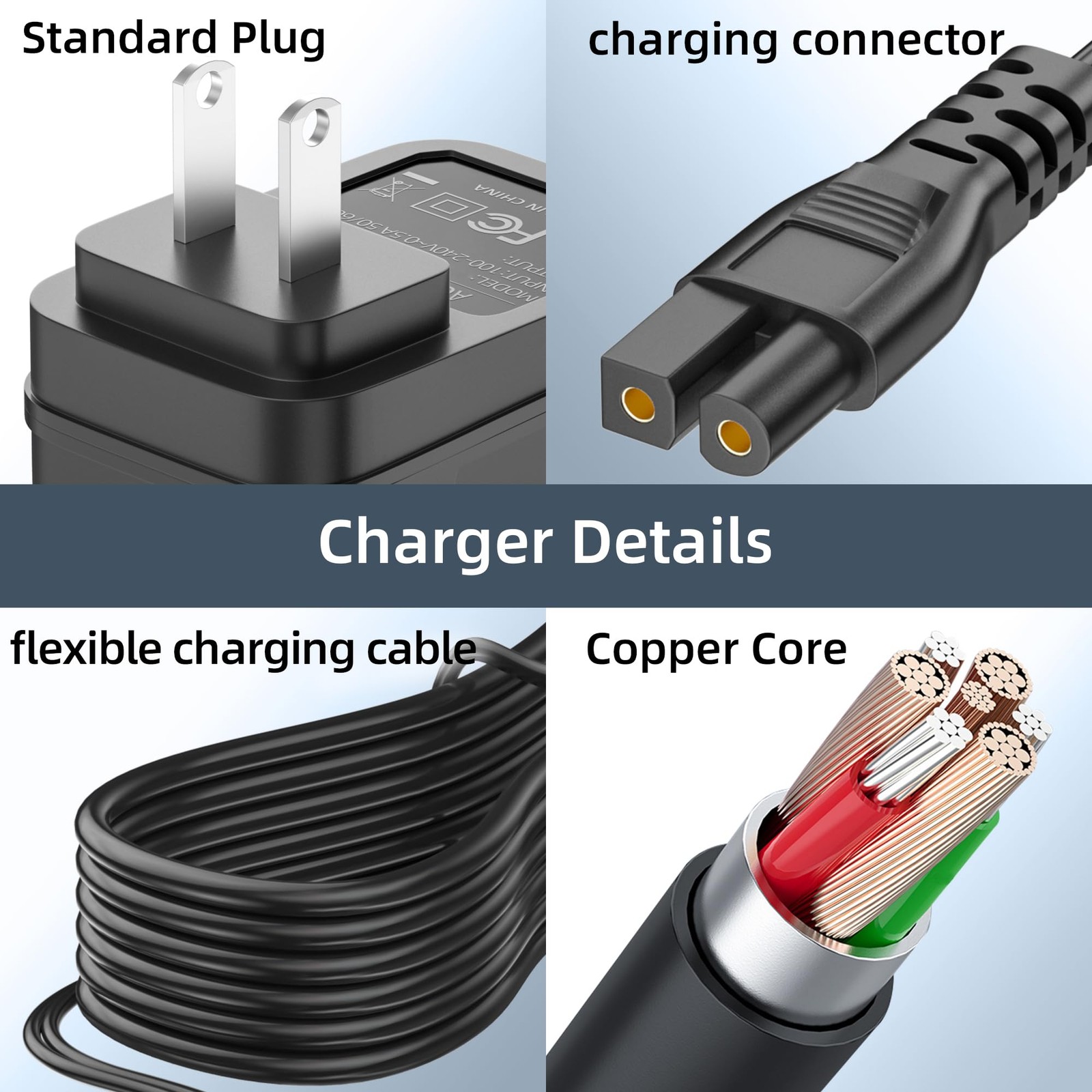 Charger for Kokido Cordless Pool Vacuum – with Xtrovac 100, 110, 200 & Telsa …