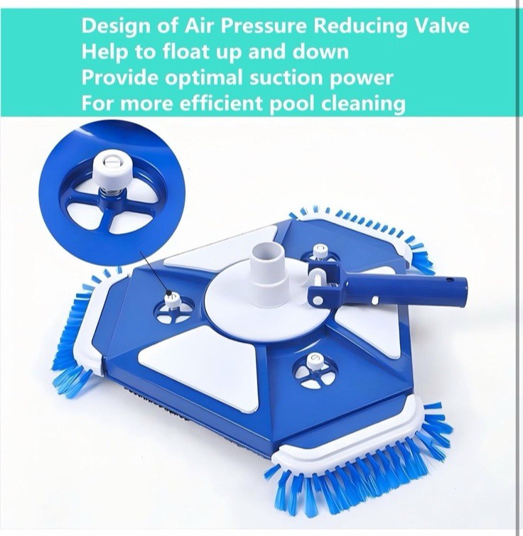 Upgraded Swimming Pool Vacuum Head Heavy Duty Swimming Pool Vacuum Head