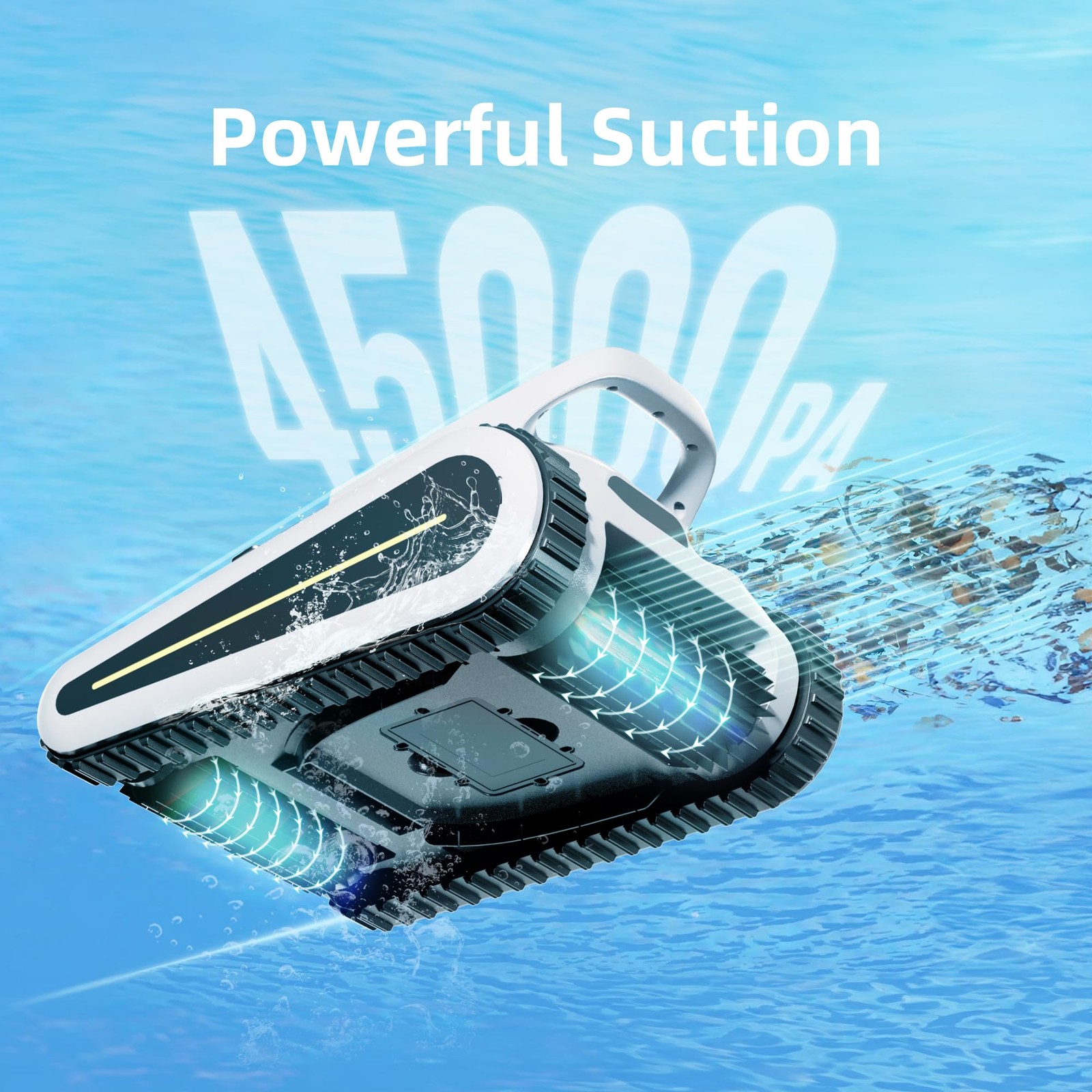 Pool Vacuum for Inground Pools, Cordless Robotic Pool Cleaner, Pool Vacuum