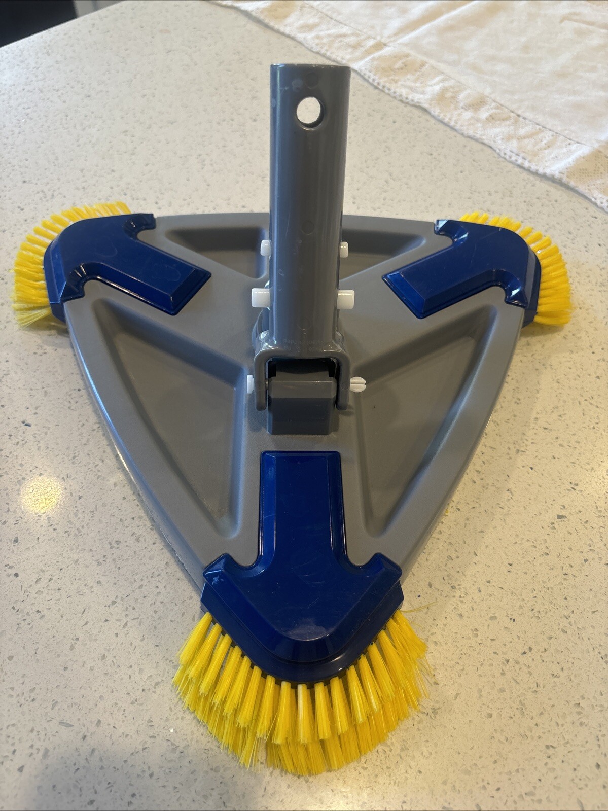 Triangle Weighted Pool And Spa Vacuum Head, 11&Prime; Wide Cleaning