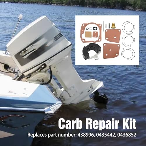 Pack of 6 Carburetor Rebuild Kit Replacement for Johnson Evinrude V4 V6 90