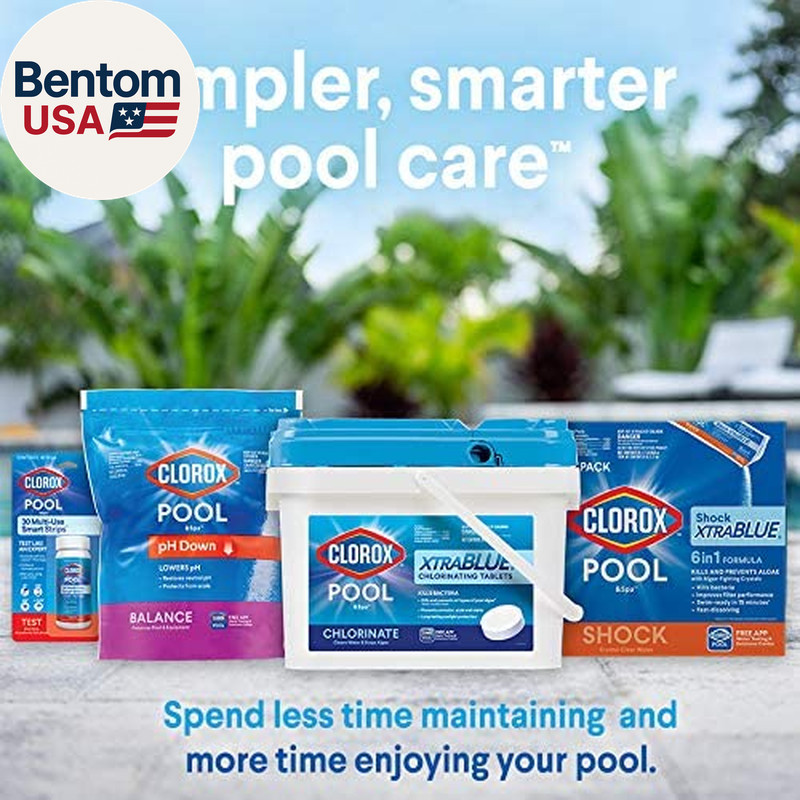 Clorox® Pool&Spa™ Swimming Pool 3-Way Water Test Kit, Accurately Measures Bromin