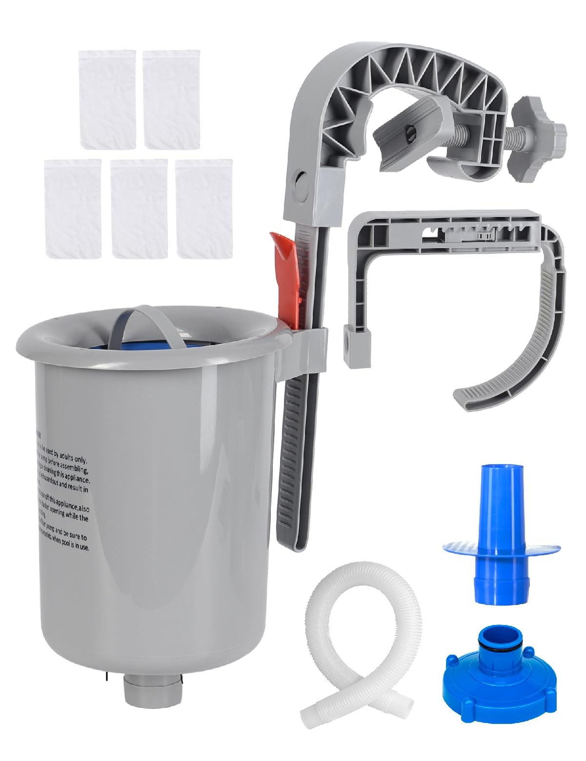 Above Ground Pool Skimmer – Wall Mount & Floating Pool Surface Skimmer for Le…