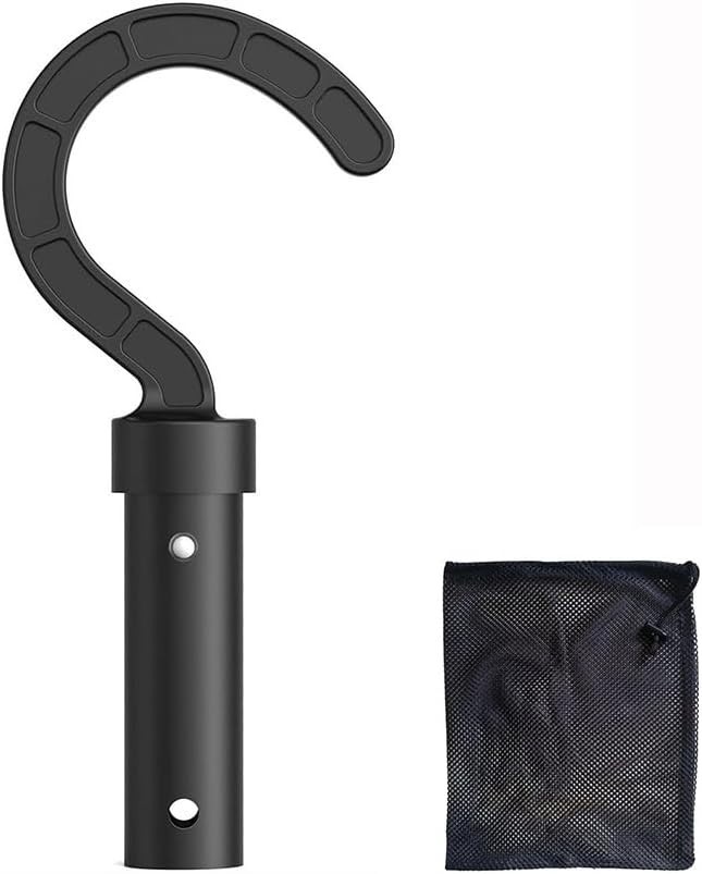 Adjustable Pool Pole Hook fits Above Ground and Underwater Cleaners