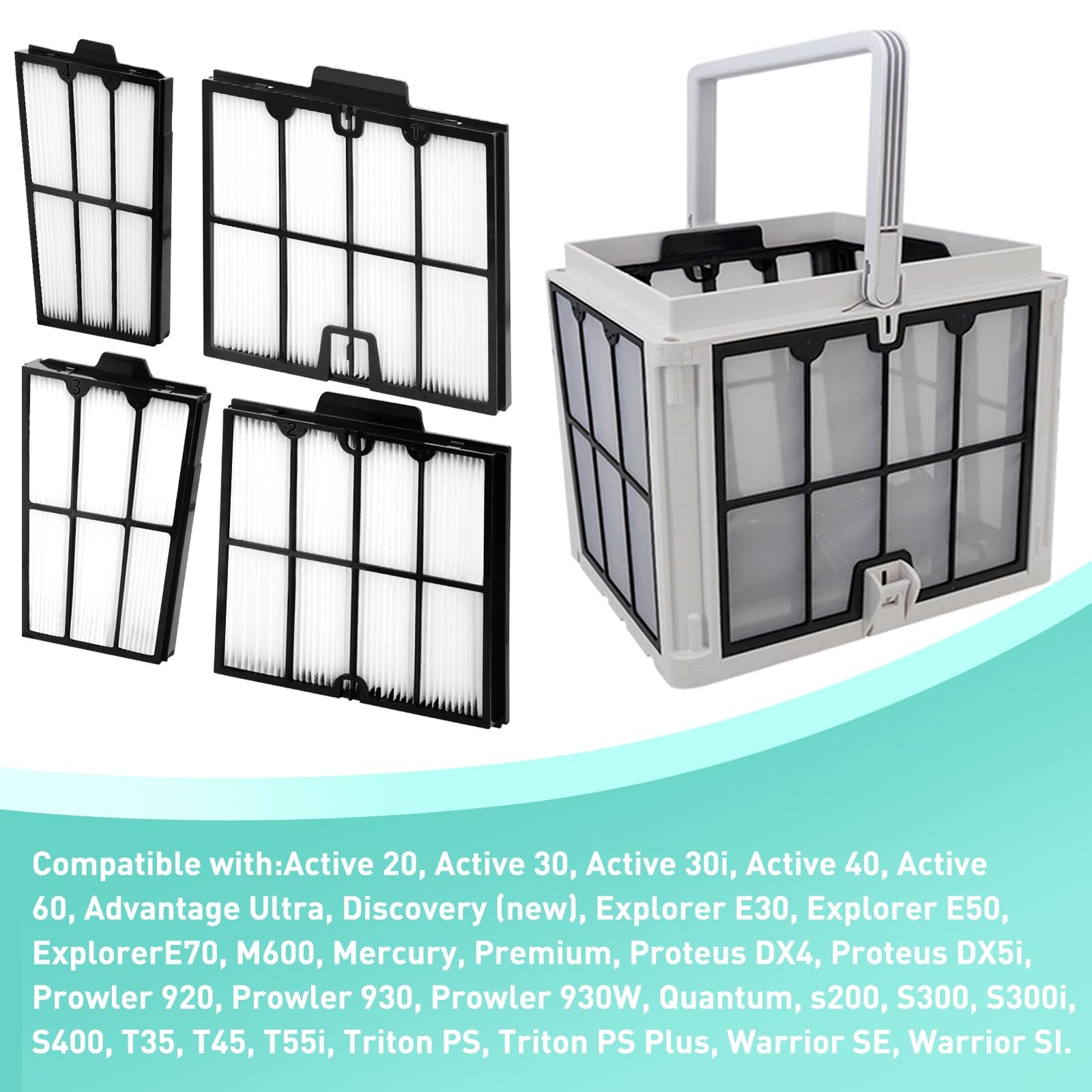Ultra-Fine Filter Panels Compatible with Dolphin Robotic Pool…