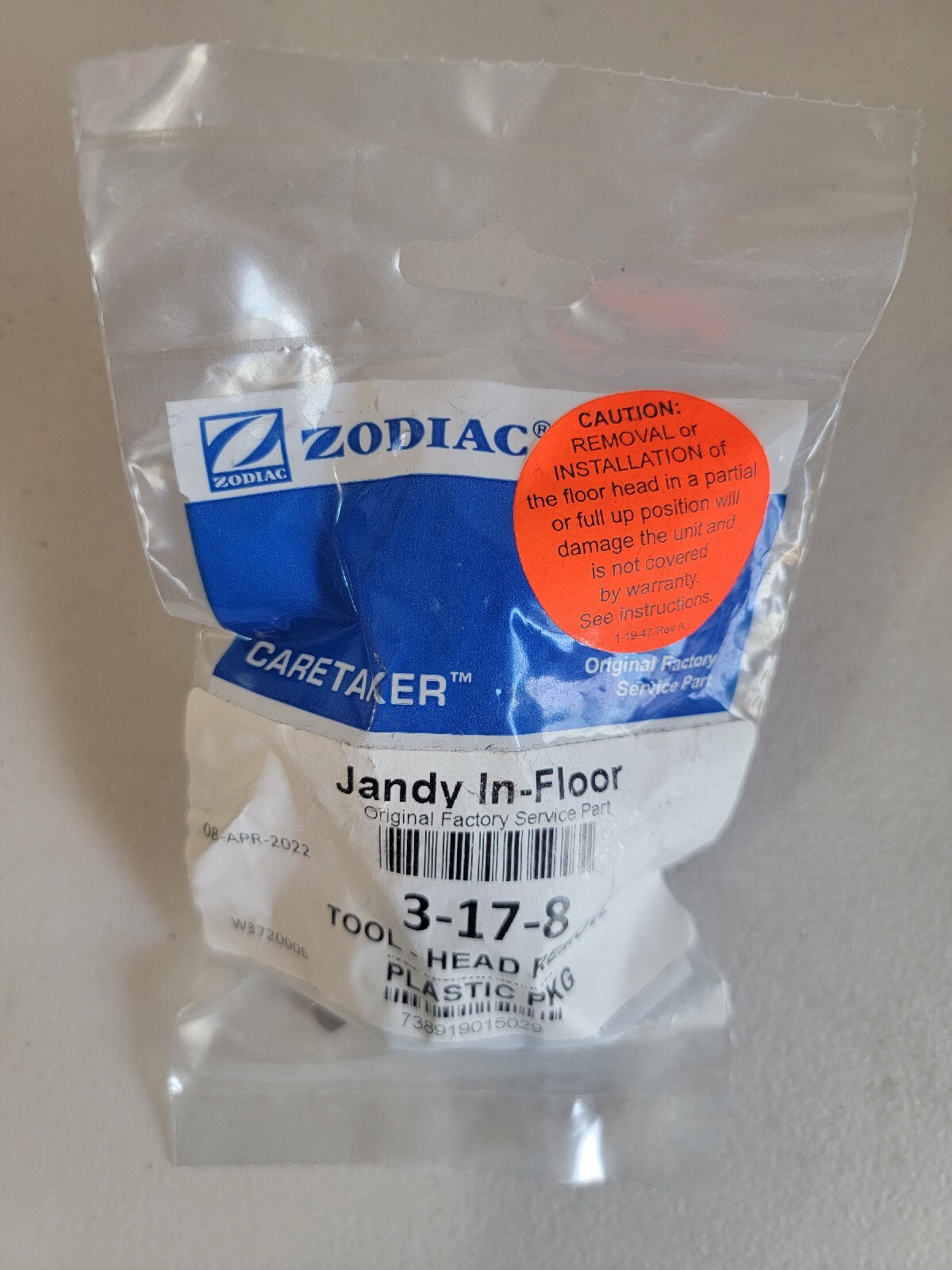 Polaris Caretaker Swimming Pool Cleaner Pop-Up Head Removal Tool Jandy 3-17-8
