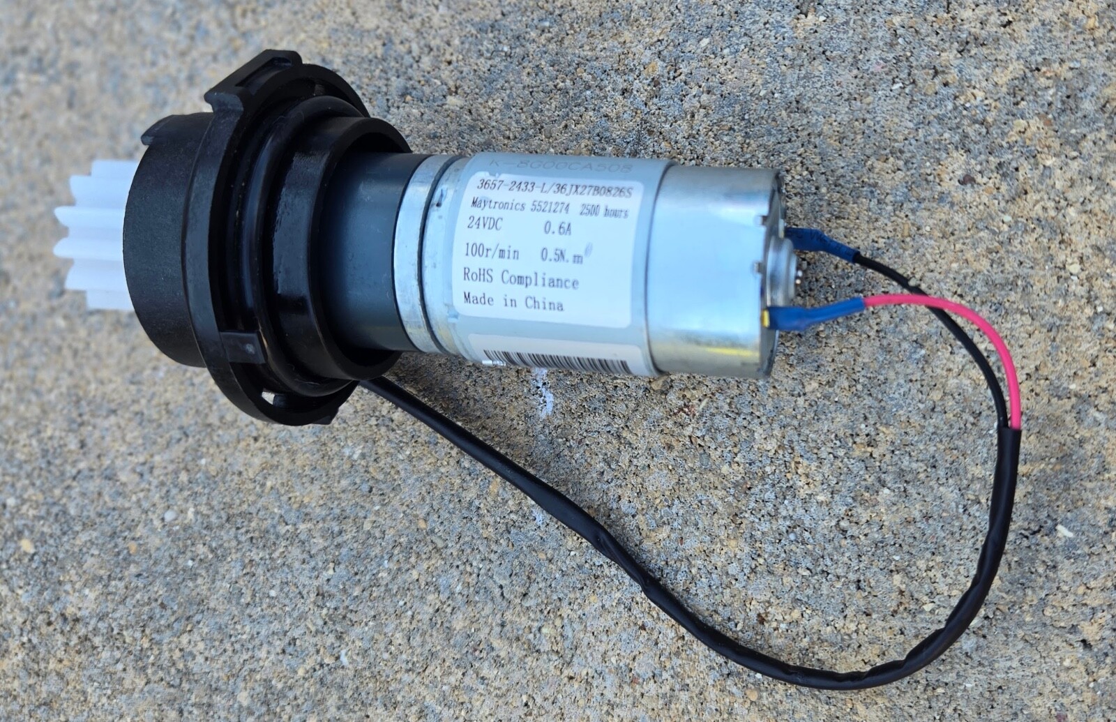 *TESTED* Maytronics Drive Motor 5521274 24V 100RPM Dolphin Pool Robot