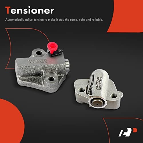 Engine Timing Chain Kit W/Tensioner [fits DOHC, 4Cyl 2.4L] Compatible with