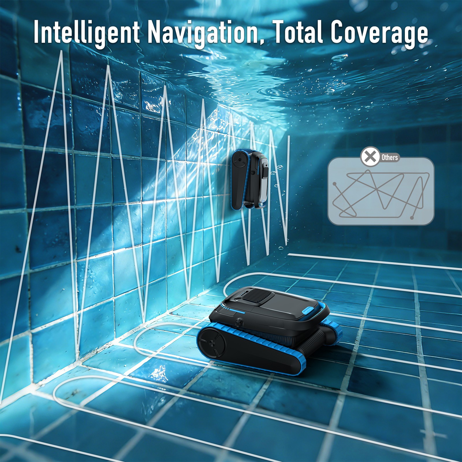 Refurbished AIRROBO CP40 Robotic Pool Cleaner Robot Vacuum for Inground Pools
