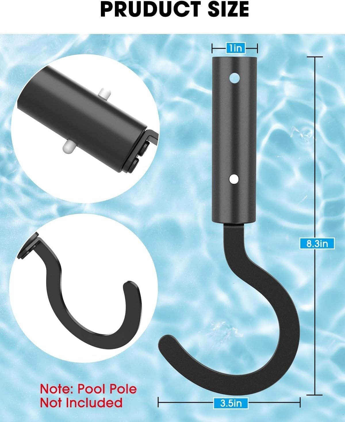 Hook for All Robotic Pool Cleaner, Pool Hook for Pool Vacuum
