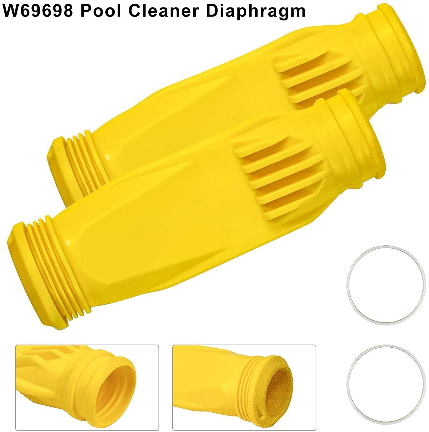 For Pool Cleaner Zodiac Baracuda G2 G3 G4 W70329 Finned W70327 Diaphragm W69698