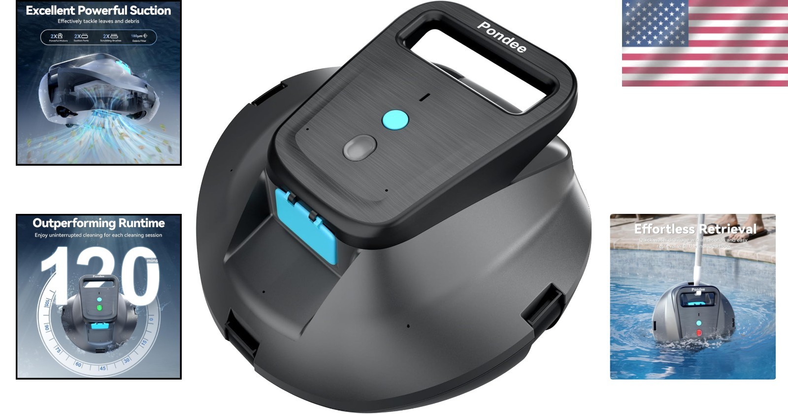 X1 Pool Vacuum for Inground & Above-Ground Pools – Compact & Efficient Design