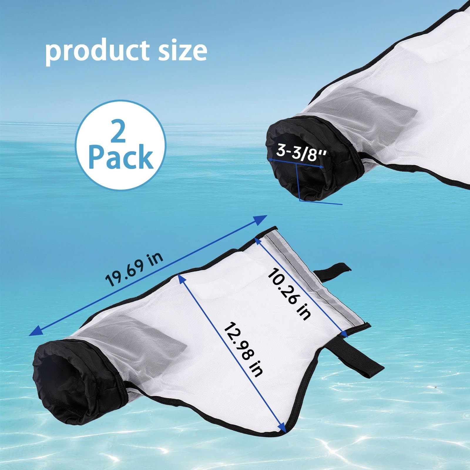 Racer Pool Cleaner Bag for Pentair 360240, 360228, LS360330 with Hook & Loop …