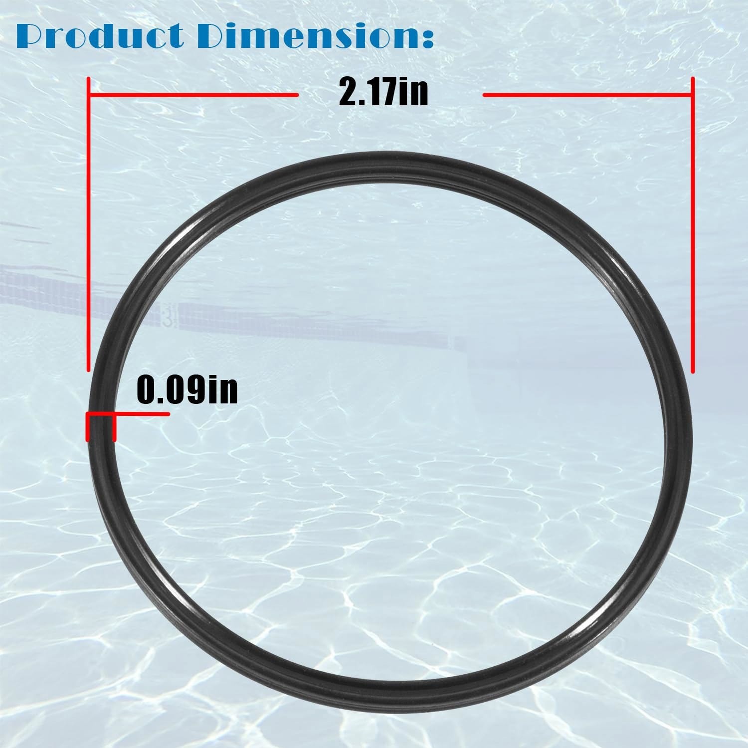 4PCS Nozzle O-Ring Gaskets 005-552-0142-00 For Paramount PCC2000 Cleaning Head