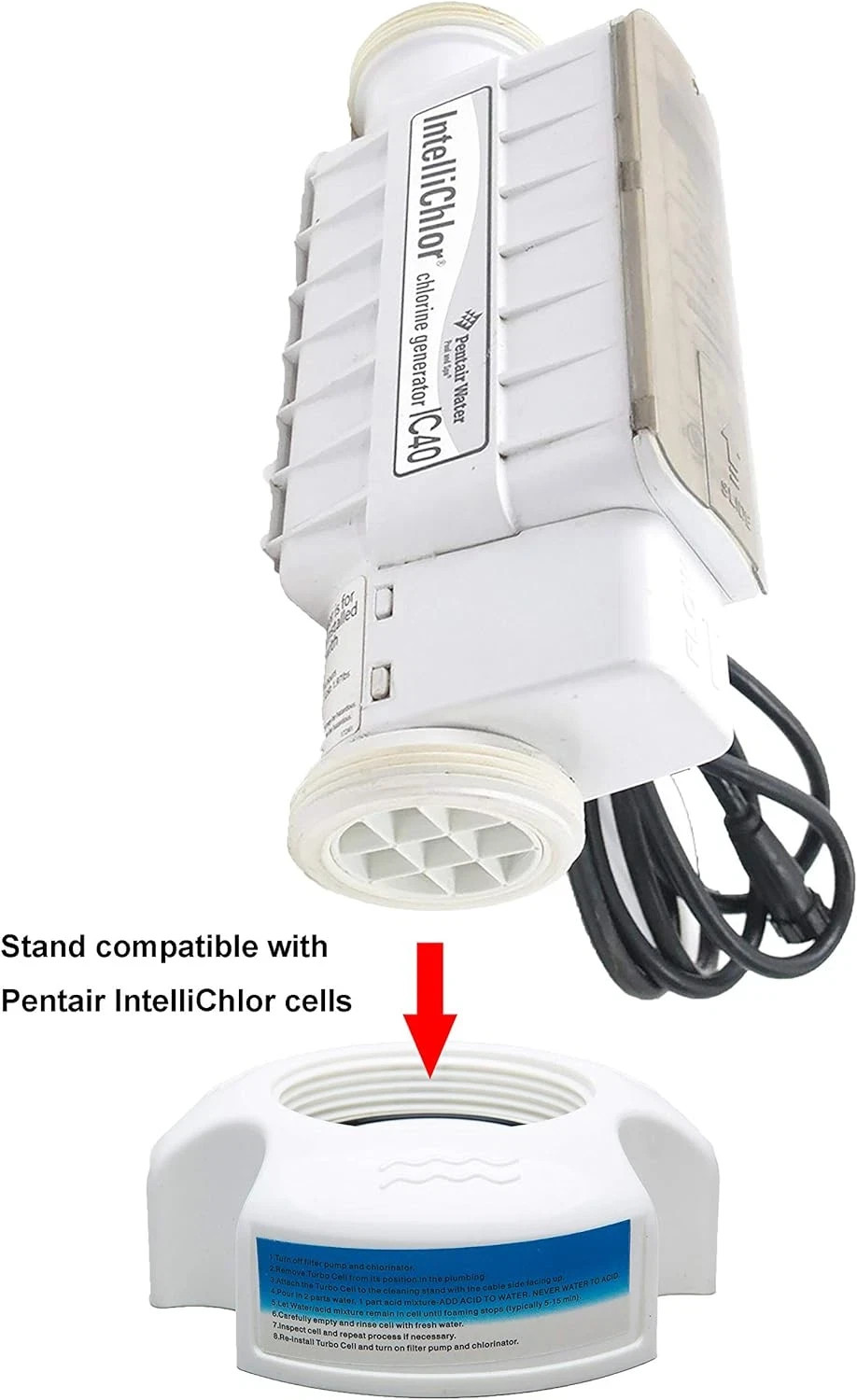 ATIE Pool Salt Cell Acid Washing Stand GLX-CELLSTAND/520670 Intellichlor Acid Wa