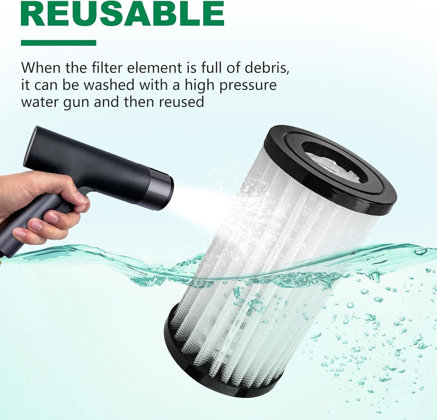 Energy Filter Element Replacement for Jandy Ray Vac Pool Cleaner 5.8 Inch