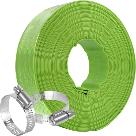 Swimming Pool Backwash Drain Hose Green 25 Feet X 3 1/16 Inch USA Seller