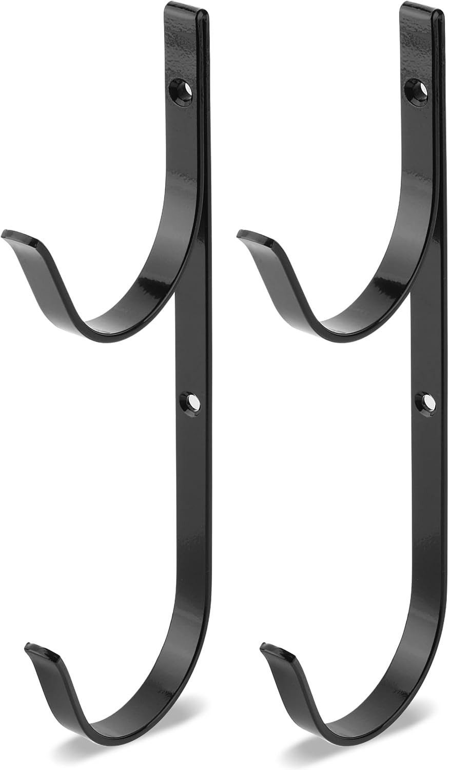 Wall-Mount Pool Pole Hooks – 2 Pack Heavy-Duty Storage Solution for Your Garden
