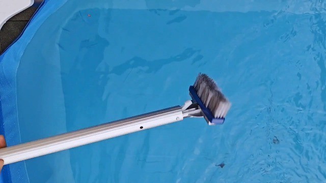 5in Pool Brush Head Nylon Stainless Steel Bristles for Tile Concrete Walls