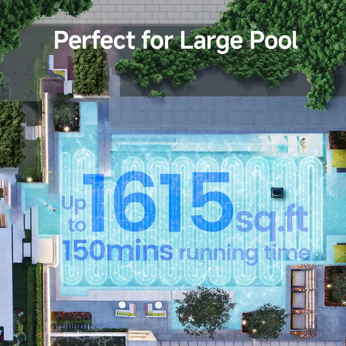 WYBOT C1 Pool Cleaner Wall Climb Cordless Robotic Pool Robot In-Ground Pools NEW
