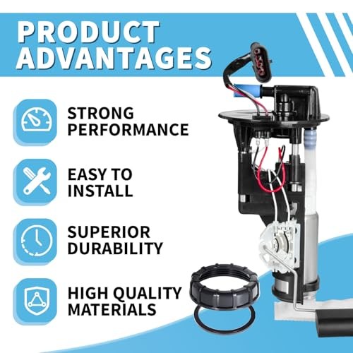 2206278 Upgraded Fuel Pump Assembly Compatible with Polaris General 1000 2016