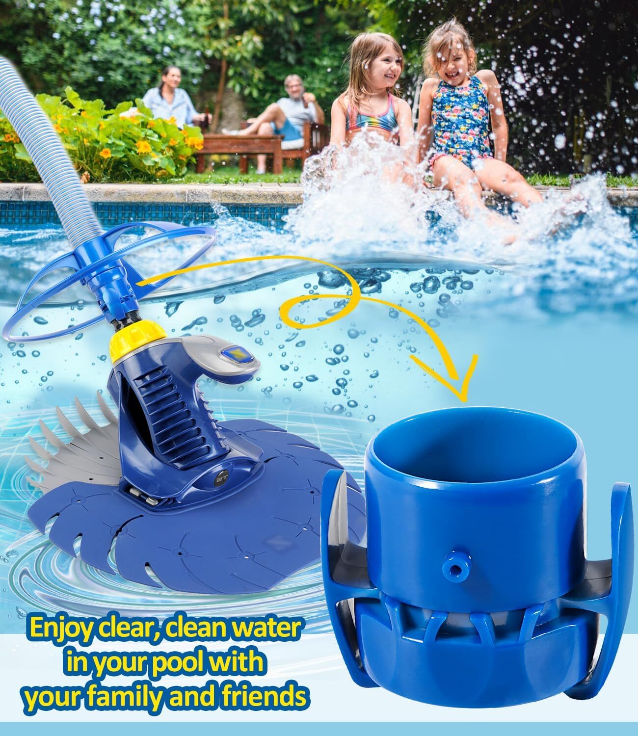 Blue Quick Connector for Zodiac Baracuda MX6 MX8 T5 Duo Suction Cleaner R0526900