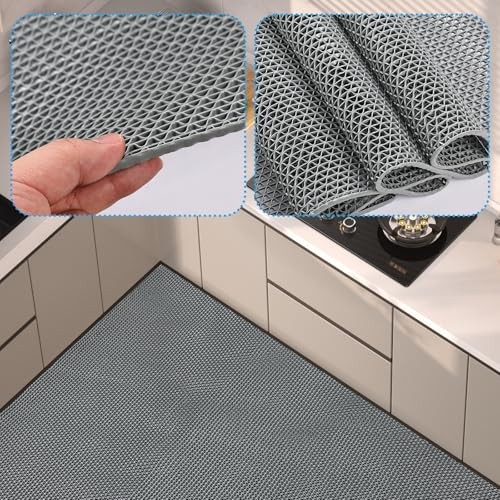 3×10 FT Heavy Duty Pool Drainage Mat, Non-Slip PVC Flooring Mat for Swimming