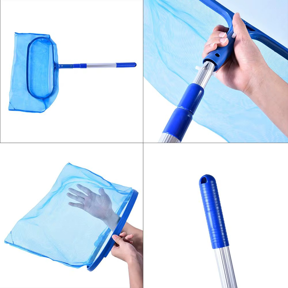 Heavy Duty Pool Skimmer Leaf Rake Net Cleaning Swimming Pool Fine Mesh Netting