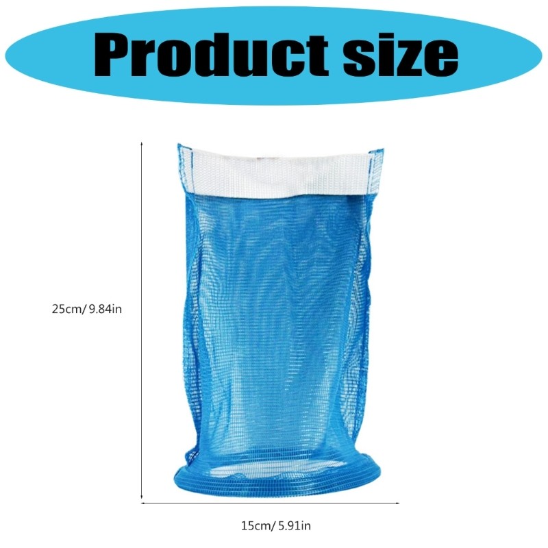 1/2Pcs Pool Cleaner Replacement Filter Bag Large Capacity Mesh Bag For W530
