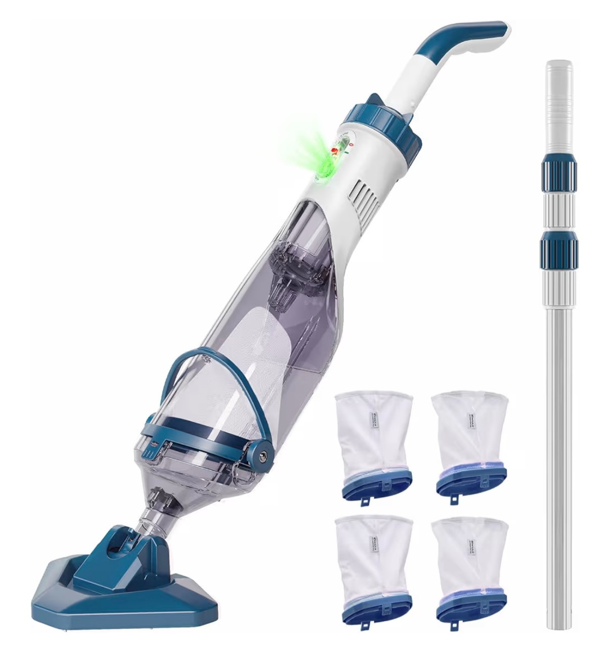 Enhulk PC10 Pro Pool Vacuum Cordless Rechargeable 60 Min New Open Box