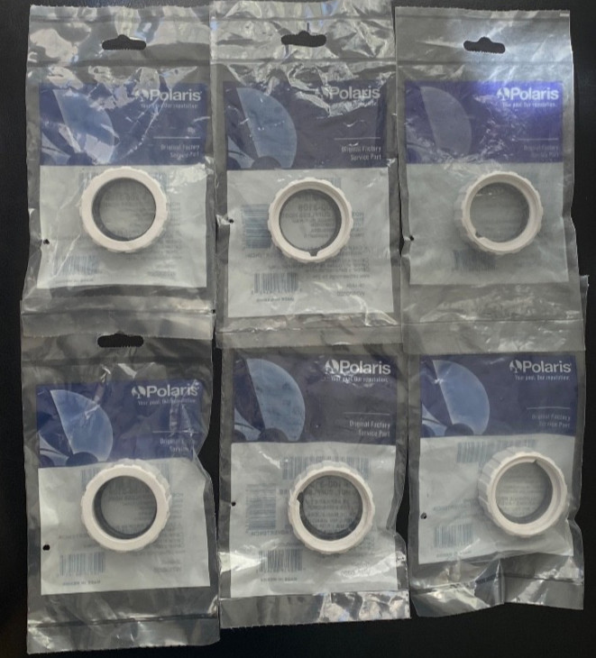 Genuine Polaris 9-100-3109 Cuffless Hose Nut Part for 360 Pool Cleaner (6-Pack)