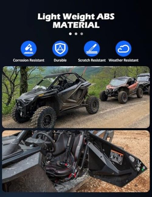 RZR XP Lower Door, Door Closeoffs Insert Panel Compatible with 2020-2024 RZR