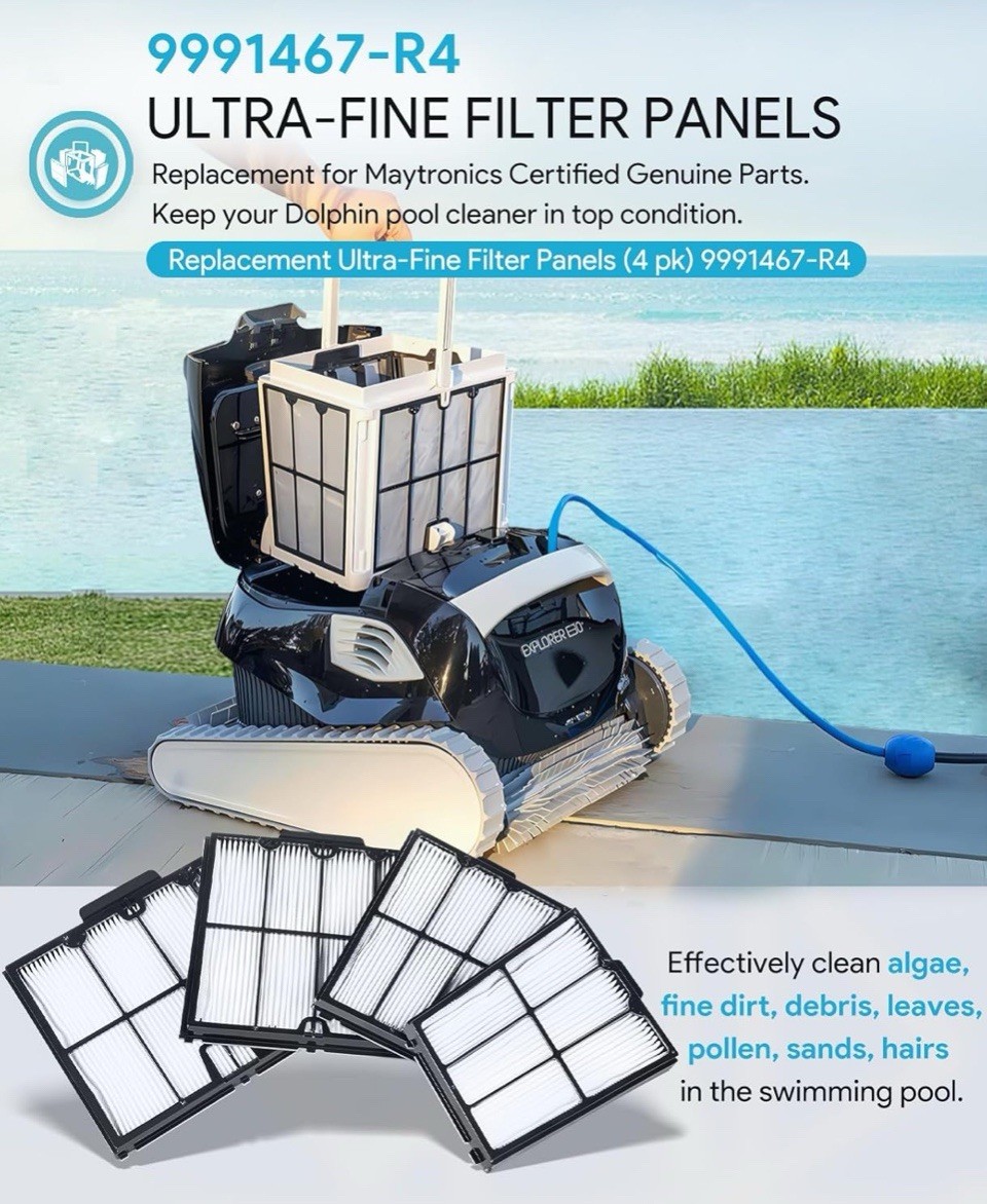 Ultra Fine Filter For Dolphin Active 20 Explorer E30 M600 Proteus DX4 9991467-R4