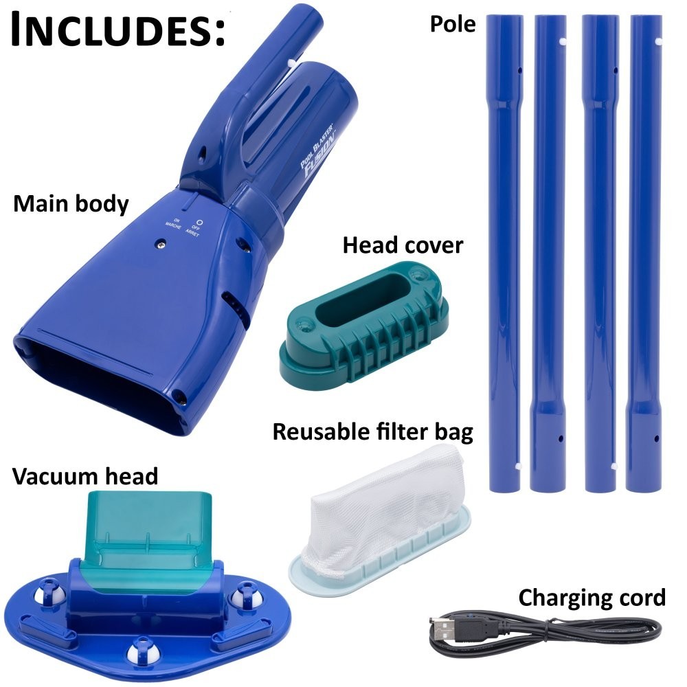 Aqua Select Pool Blaster Fusion PV-5 Hand-Held Lithium Cleaner