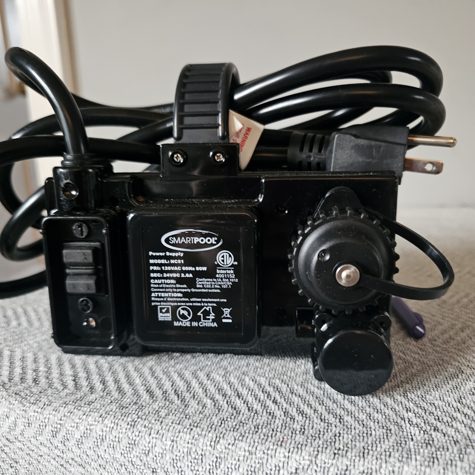 SmartPool NC51 NC1023 Robotic Pool Cleaner Power Supply 24VDC 2.6A OEM Tested…