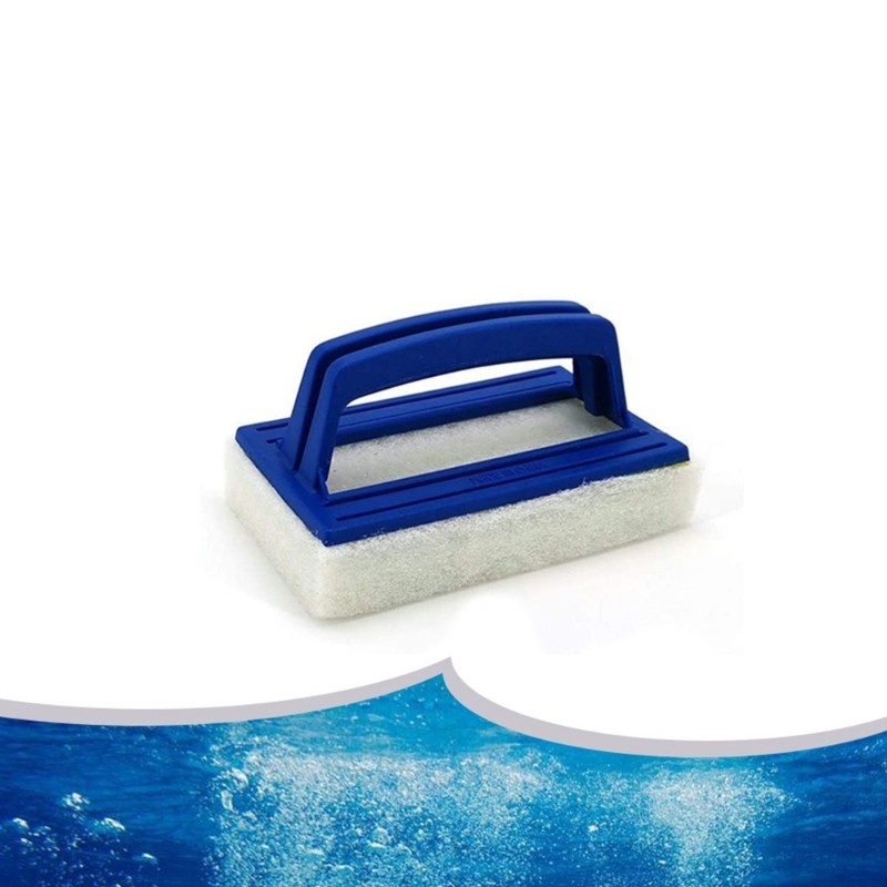 Sponge Brush Pools Cleaner with Handle Cleaning Sponge Brush Pool Cleaning
