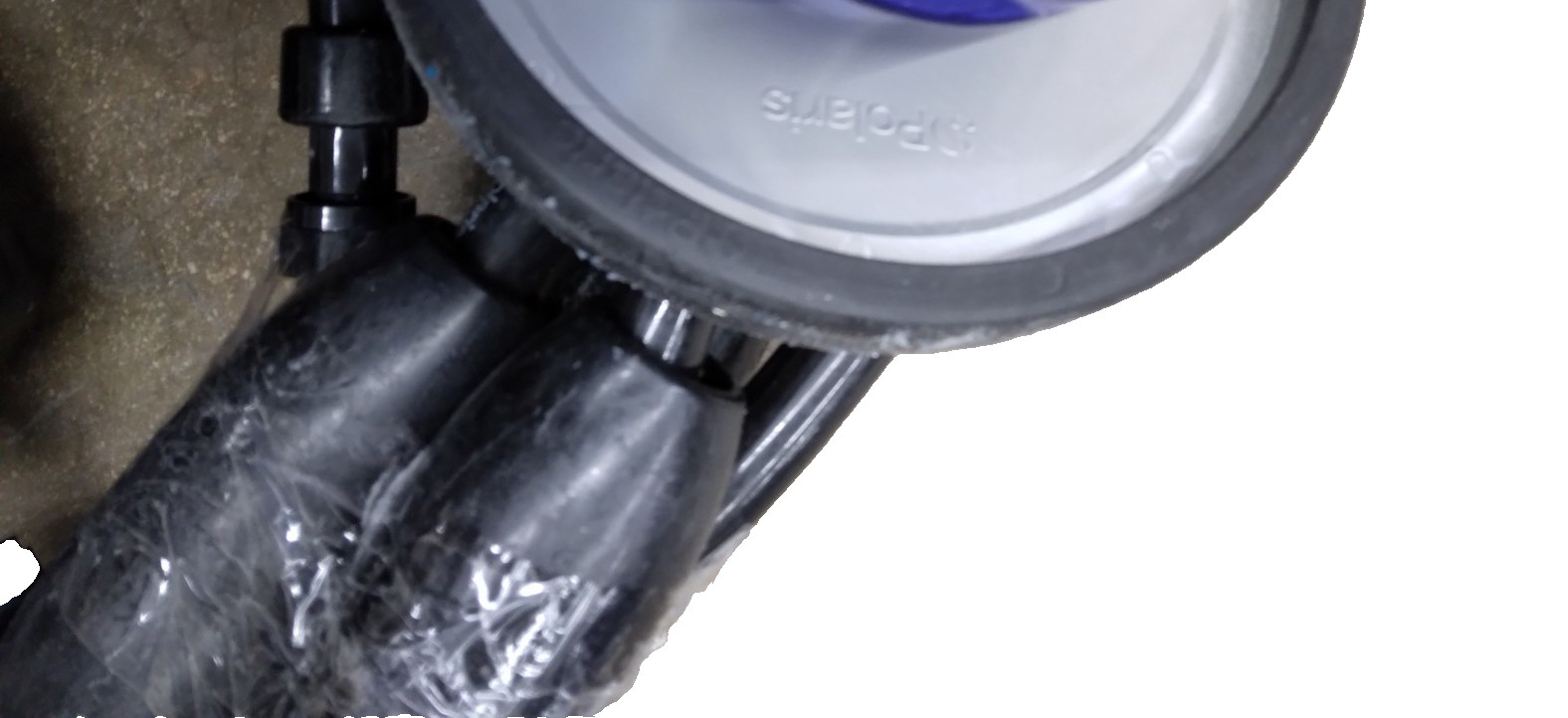 Polaris TR35P Pressure Vacuum Pool Cleaner With Float Heads Extended Feed Hose