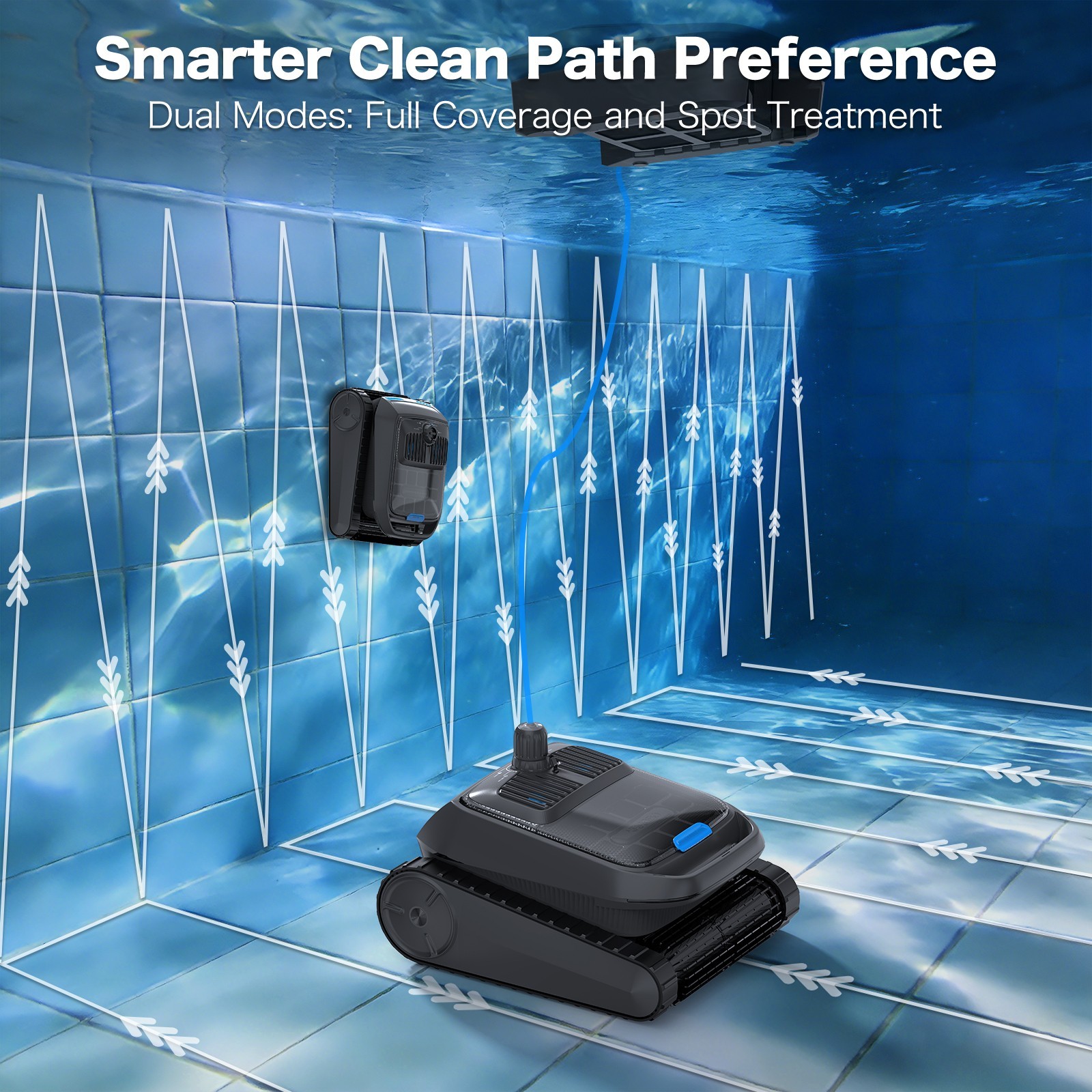 AIRROBO CP400 Cordless Robot Pool Cleaner & Robotic Pool Skimmer Inground APP