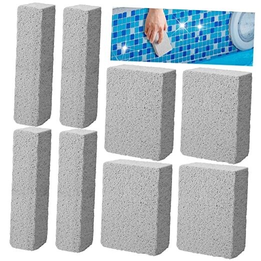 8 Pcs Pools Pumice Stone – Pool Cleaning Block Swimming Pumice Pool Tile 8pcs
