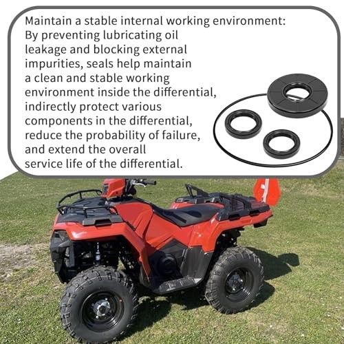Front Differential Seal Kit for Polaris ATV Sportsman 570 500 450 400 Touring
