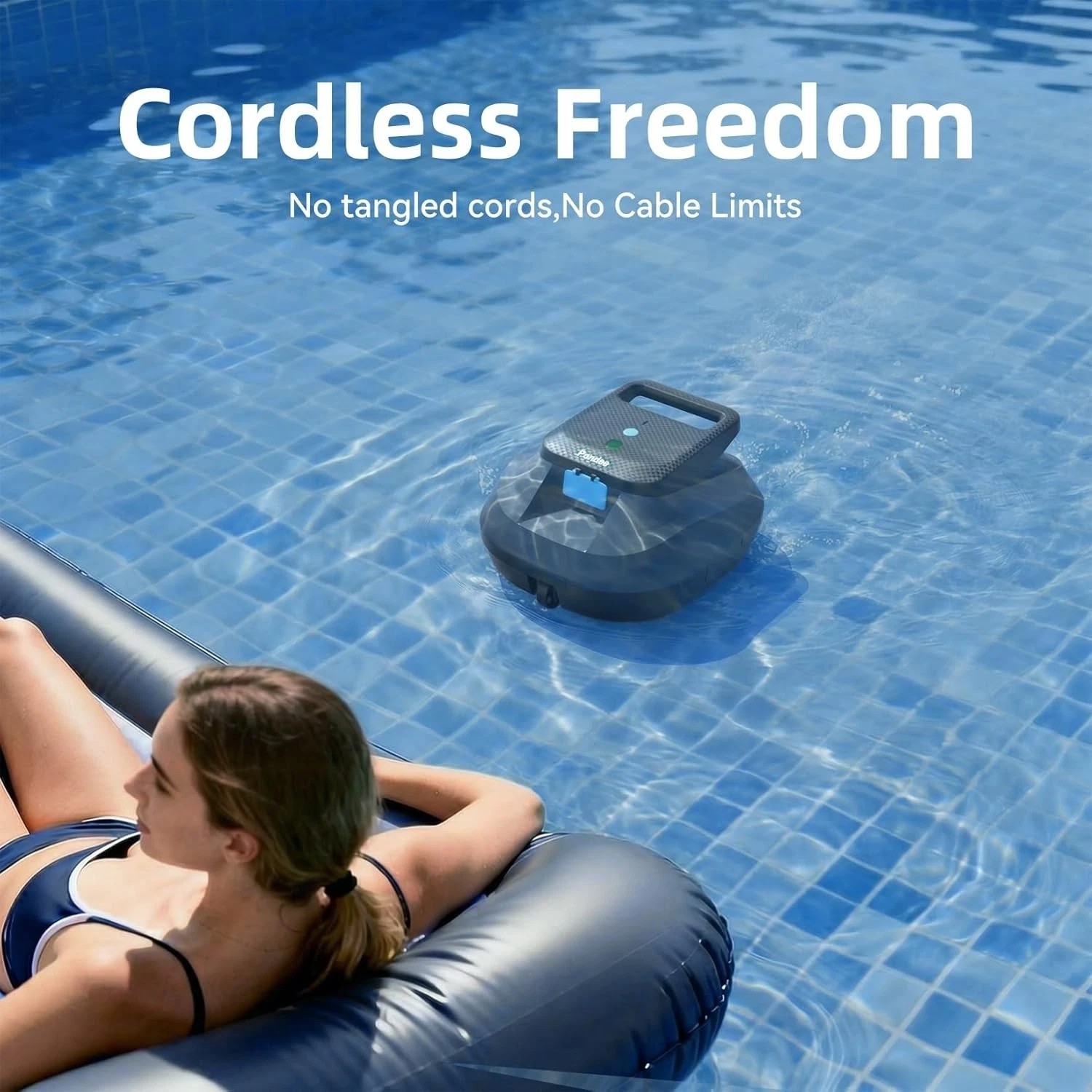 2026 X2 Robotic Pool Vacuum Cordless Cleaner 200-Minutes Runtime