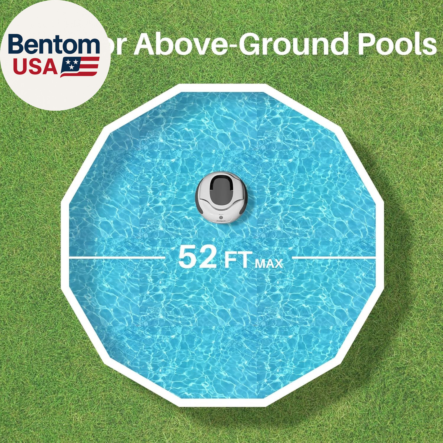 Self-Parking Automatic Pool Vacuum for up to 35 Ft Inground & Above-Ground Pools
