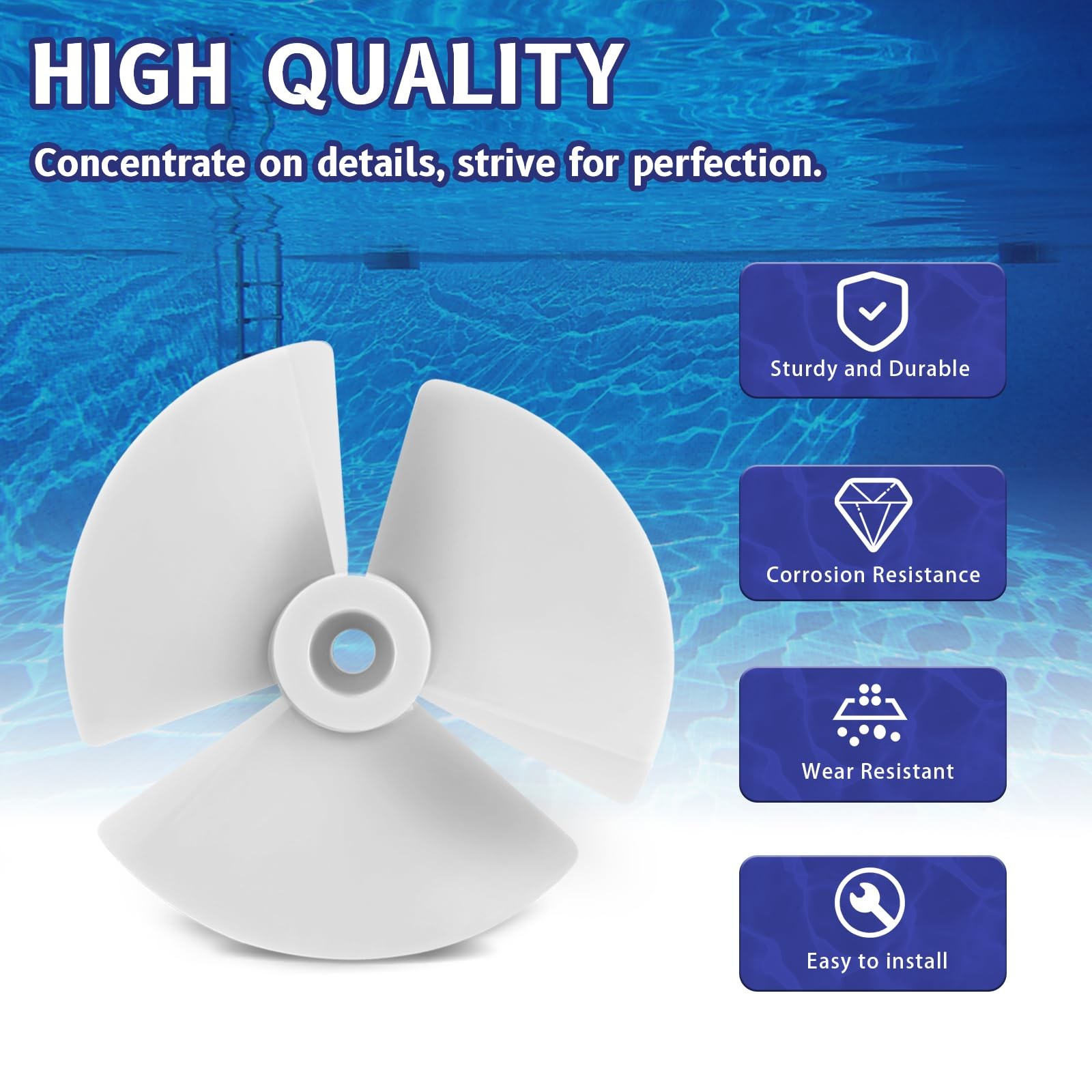 RCX11000 Impeller Replacement for Hayward TigerShark QC/Shark/SharkVac XL & T…