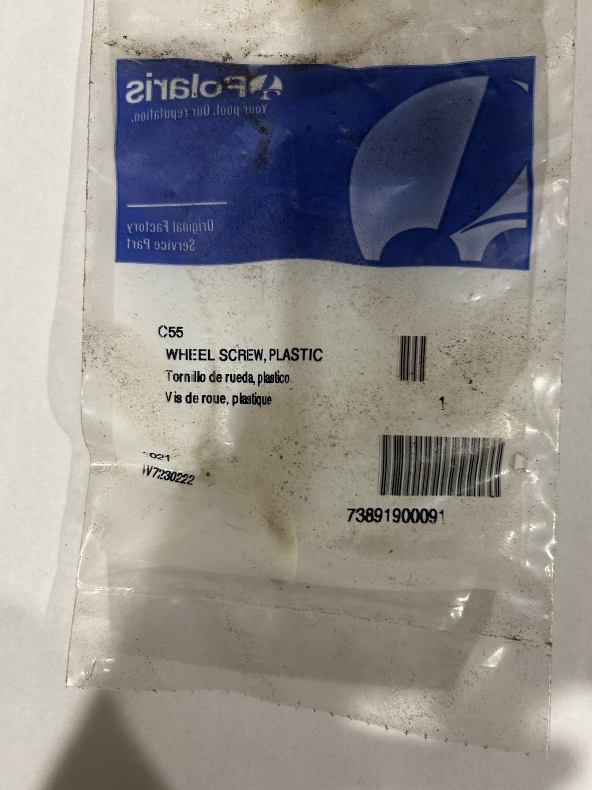 Polaris C55 Pool Cleaner Wheel Screw Genuine OEM