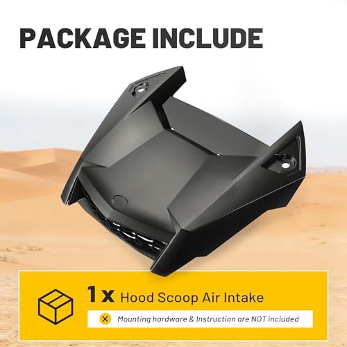 Turbo Hood Scoop Air Intake Kit Compatible with 2019-2023 Polaris RZR XP