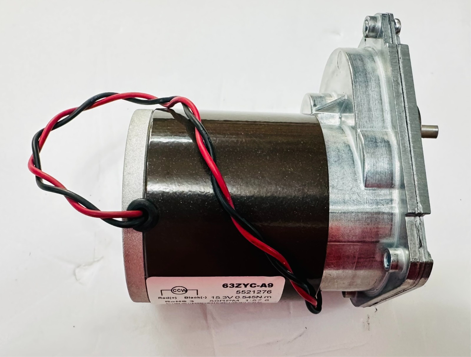 Maytronics Drive Motor 63ZYC-A9, 5521276 15.3V 50 RPM For Pool Cleaner Robot