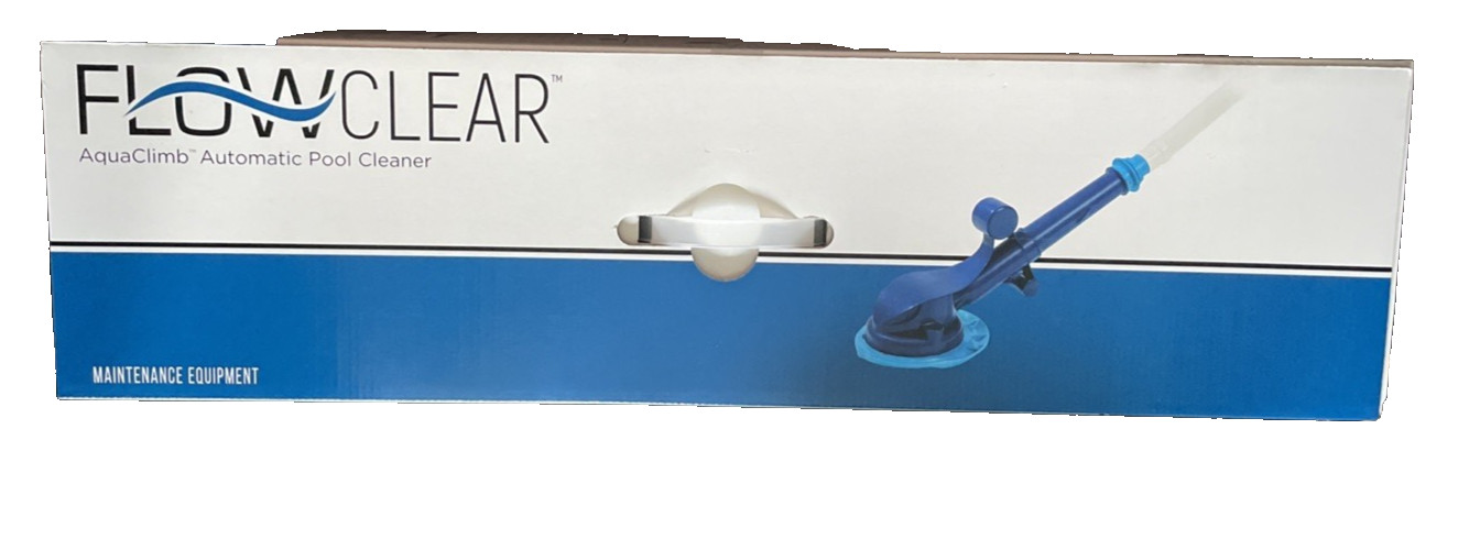 Flowclear AquaClimb Automatic WaterPowered Above Ground Pool Cleaning Vacuum NEW