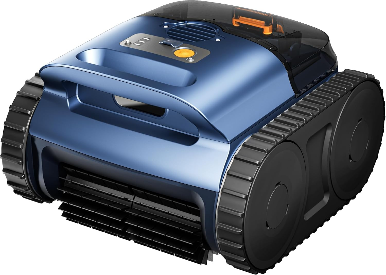 Cordless Robotic Pool Vacuum, Pool Cleaner with Track Drive & Sonar Navigation,
